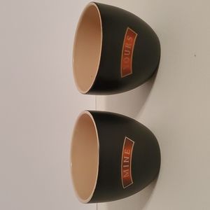 Bailey’s Irish Cream Ceramic Yours & Mine Cups Set of 2